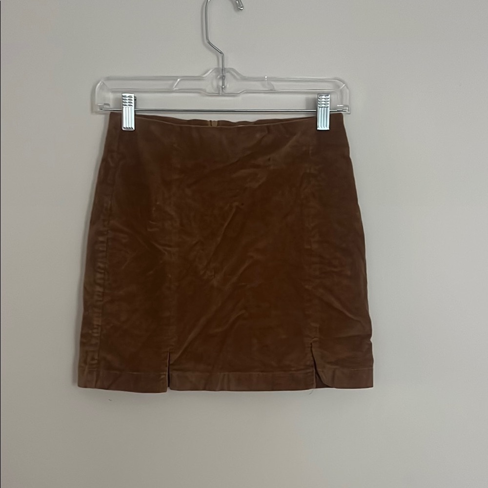 Tilly’s Brown Suede Mini Skirt